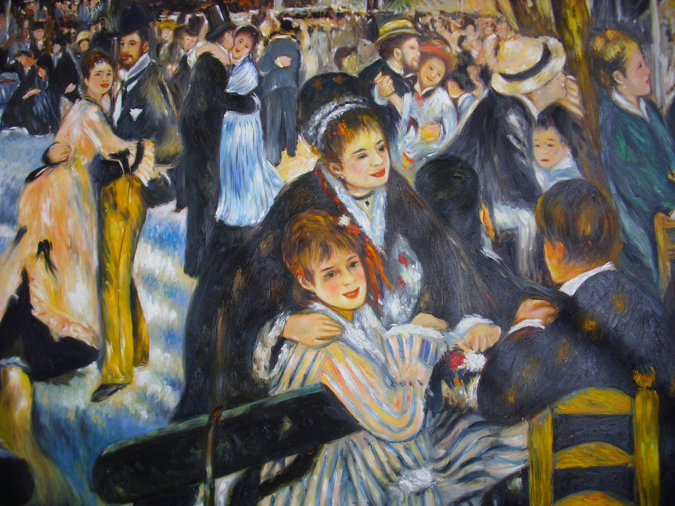 Kopie: Renoirs “Bal du moulin de la Galette”, 80×100 cm, 310 Euro